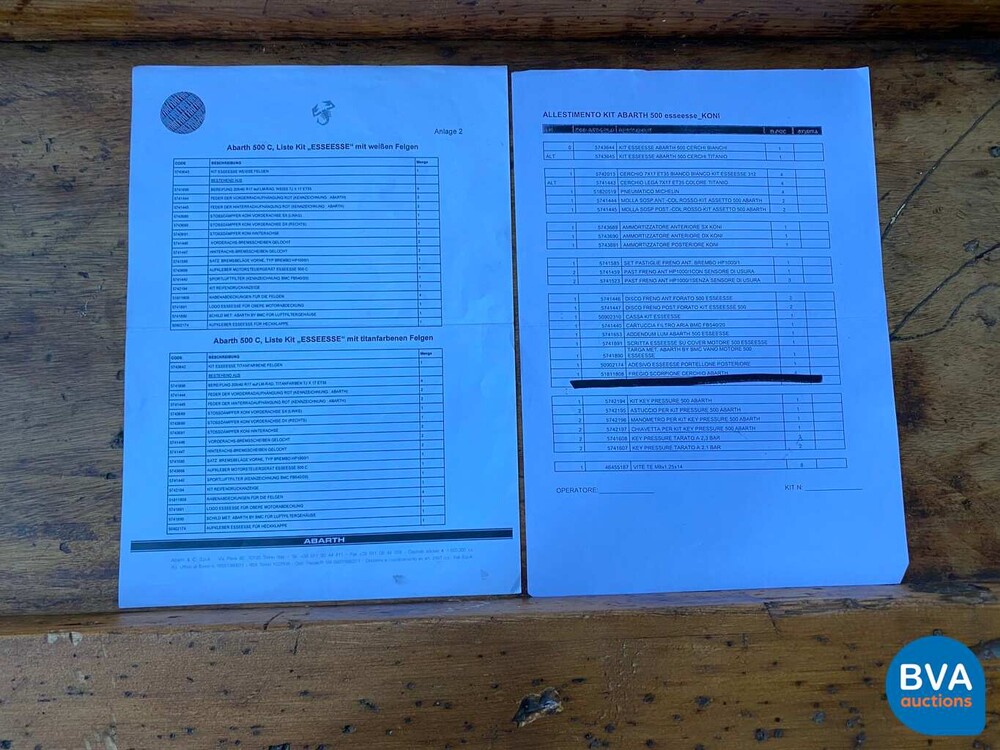 Abarth 500C 245 PS G-Tech RS-S EVO Esseesse T-Jet Cabriolet Fiat 595c ORG-NL, 05-RPK-2.