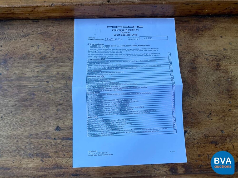 Porsche Cayenne S 3.0 D 261 PS MEIN 2016 FACELIFT - Org NL, GG-730-B.