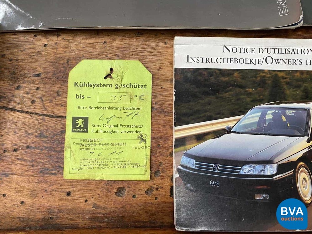 Peugeot 605 SR 3.0 V6 1992, 7-ZPP-79.