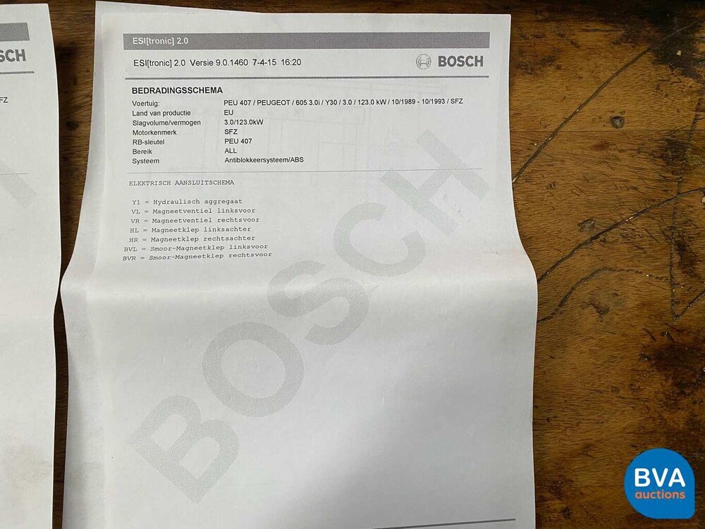 Peugeot 605 SR 3.0 V6 1992, 7-ZPP-79.