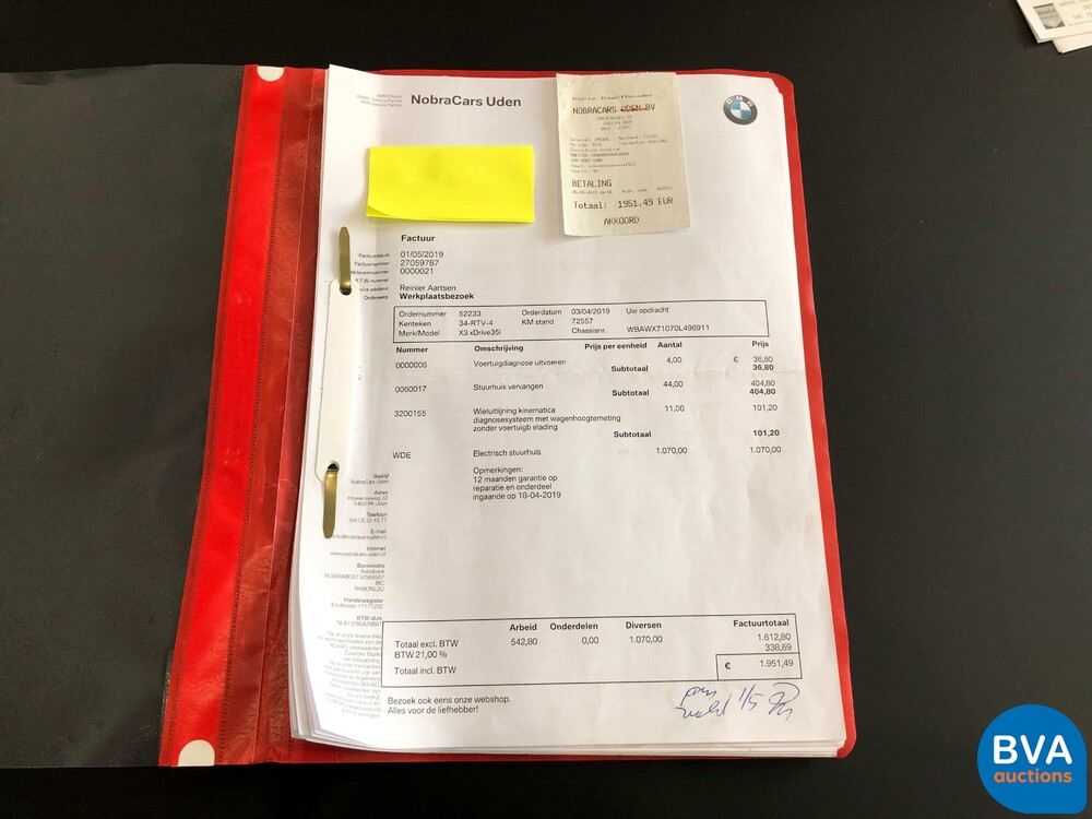 BMW X3 xDrive35i High Executive 306pk 2011, 34-RTV-4