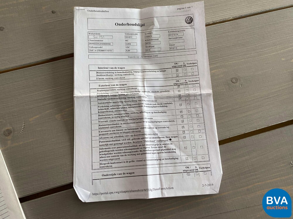 Volkswagen Golf 1.4 TSI GTE 204pk 2015, -Origineel NL-, HN-841-K