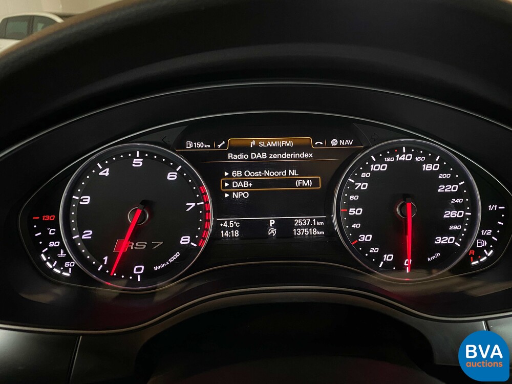 Audi RS7 Sportback 4.0 TFSI Quattro V8 560pk 2013, TZ-112-H