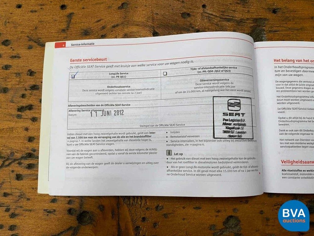 Sitz Ibiza 1.2 TSI FR 105 PS 2012 - Original NL - 89-XJV-8.