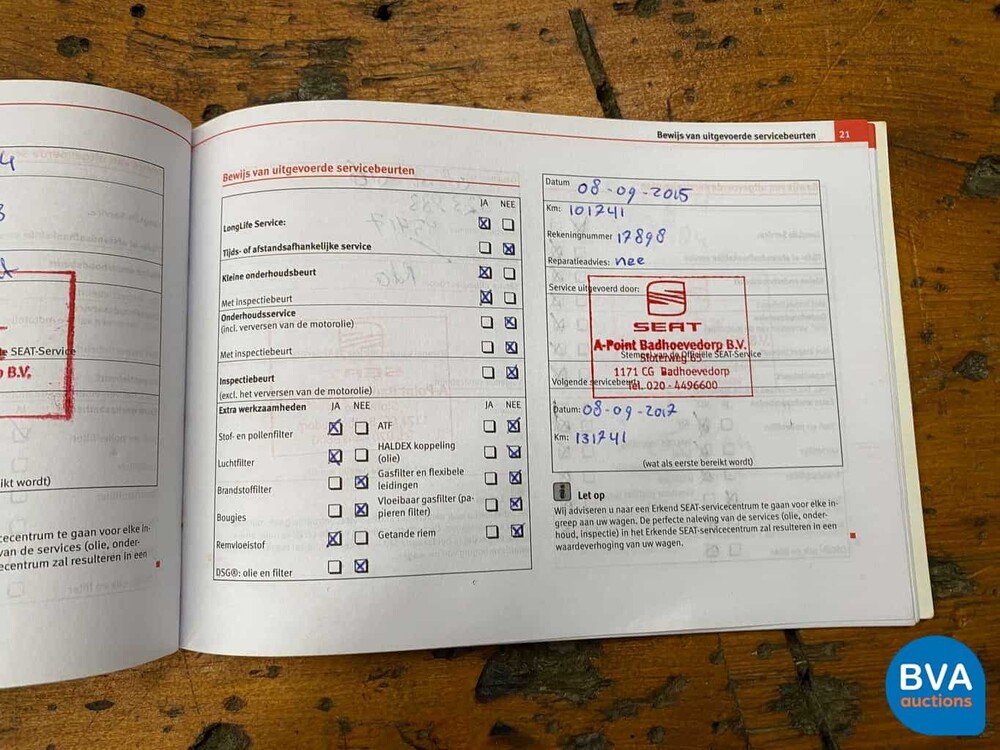 Sitz Ibiza 1.2 TSI FR 105 PS 2012 - Original NL - 89-XJV-8.