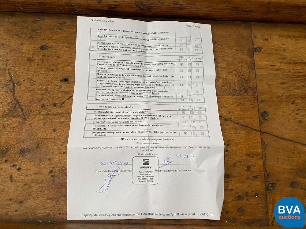 Sitz Ibiza 1.2 TSI FR 105 PS 2012 - Original NL - 89-XJV-8.