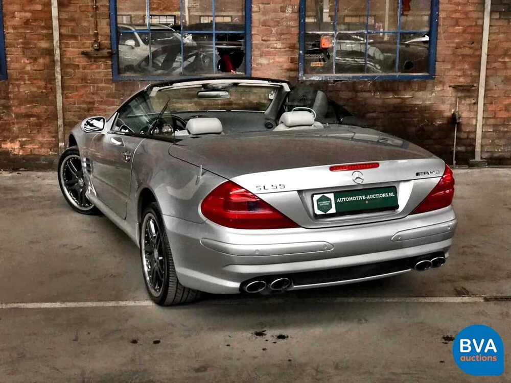 Mercedes-Benz SL55 AMG Kompressor 507 PS SL-Klasse 2003.