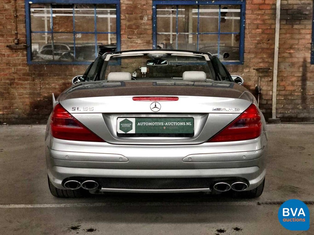 Mercedes-Benz SL55 AMG Kompressor 507 PS SL-Klasse 2003.