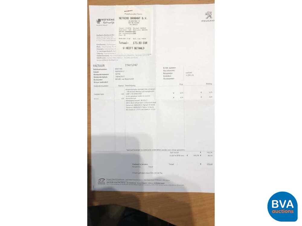 Peugeot 605 SR 3.0 V6 1992, 7-ZPP-79.