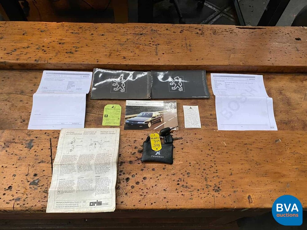 Peugeot 605 SR 3.0 V6 1992, 7-ZPP-79.