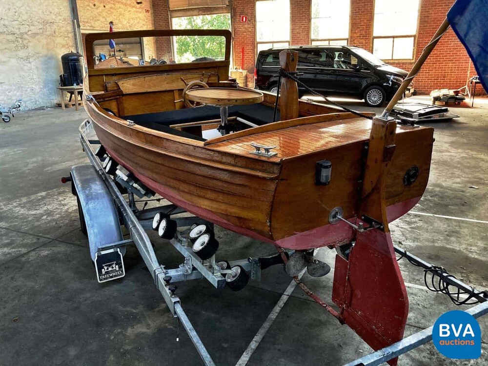 Notar Boot / Autoboot Teakwood Vetus 1920.