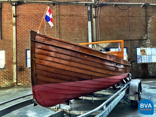 Notary boat / Autoboot Teak wood Vetus 1920.