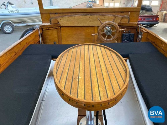 Notary boat / Autoboot Teak wood Vetus 1920.