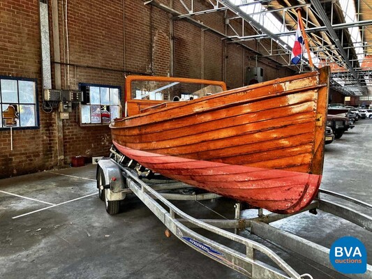 Notary boat / Autoboot Teak wood Vetus 1920.