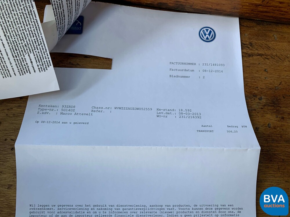 Volkswagen GOLF 7 1.4 TSI DSG7 Highline BMT-Original NL-, 93-ZRD-8.