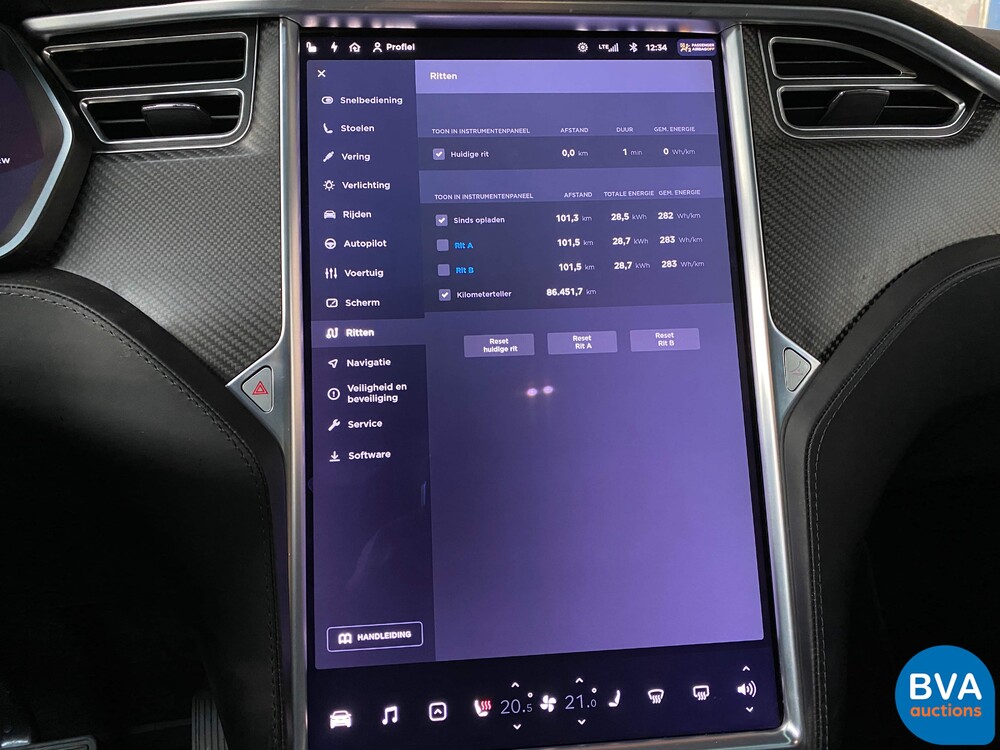 Tesla Model X 100D 418 PS 4WD 7-PERSONS 2017 4% -Bestellung, PF-489-N.