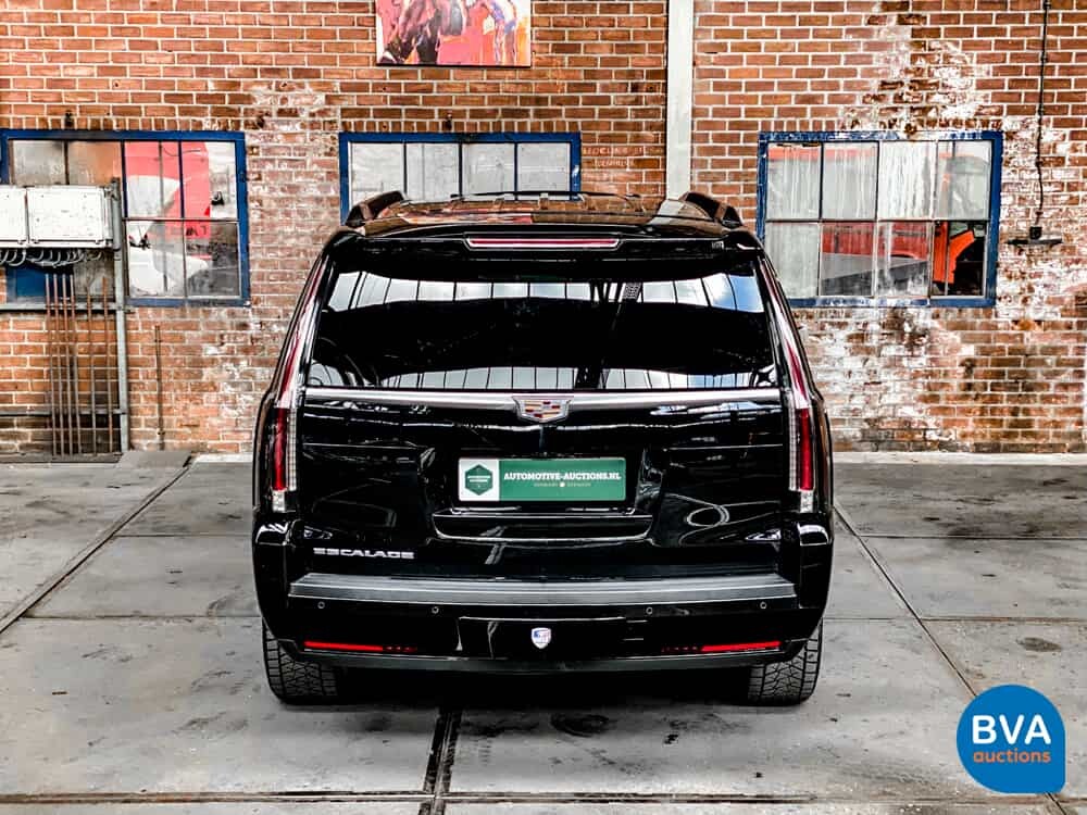 Cadillac Escalade 6.2 V8 Platinum 2018 426HP 8-PERSONS, niederländische Registrierung.