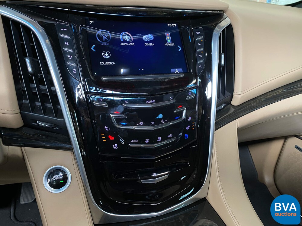 Cadillac Escalade 6.2 V8 Platinum 2018 426HP 8-PERSONS, niederländische Registrierung.