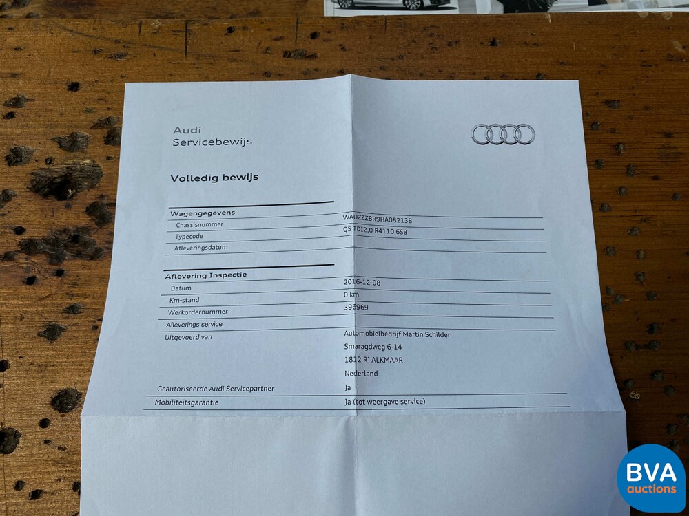 Audi Q5 2.0 TDI S-Line 2017 150 PS Facelift, -Original NL-, ND-398-P.