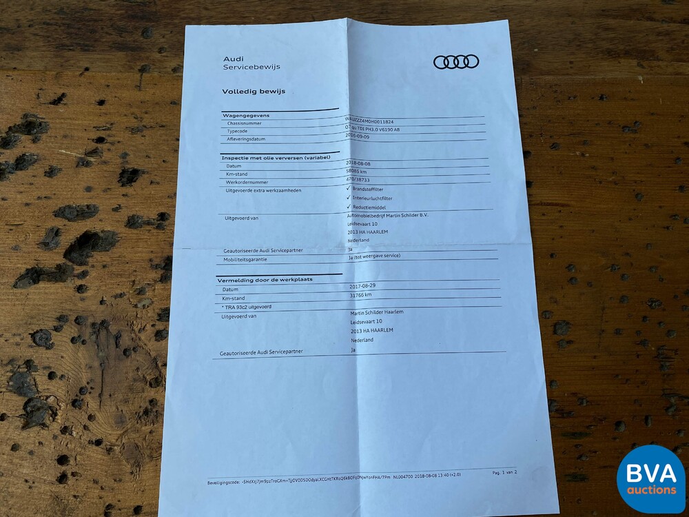 Audi Q7 3.0 TDI E-tron Plug-In Hybrid Quattro S-Line 373 PS 2016 - Original NL-, KH-802-G.