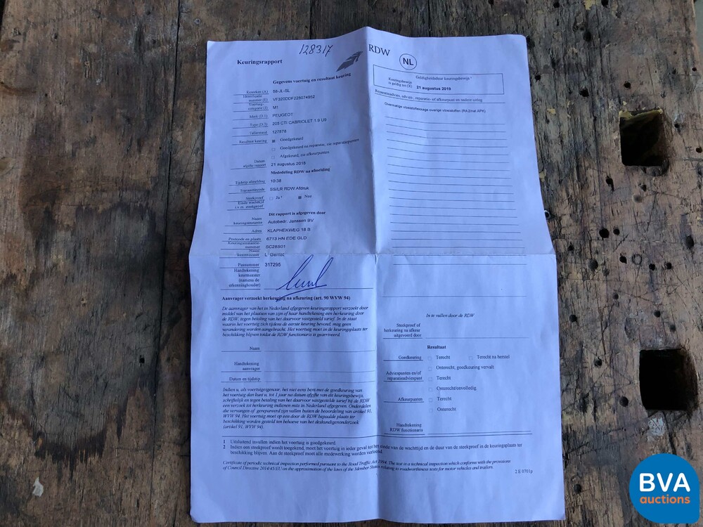 Peugeot 205 1.9 CTI Cabriolet 1993, 58-JL-SL