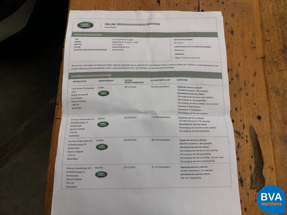 Land Rover Range Rover Evoque HSE Dynamisch-SCHWARZES GESICHTER 190 PS 2016, NS-831-K.