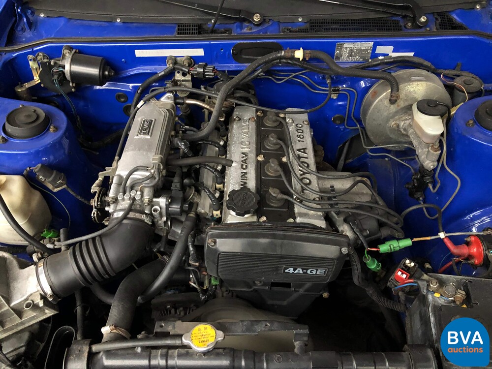 Toyota Corolla AE86 123 PS 1985.