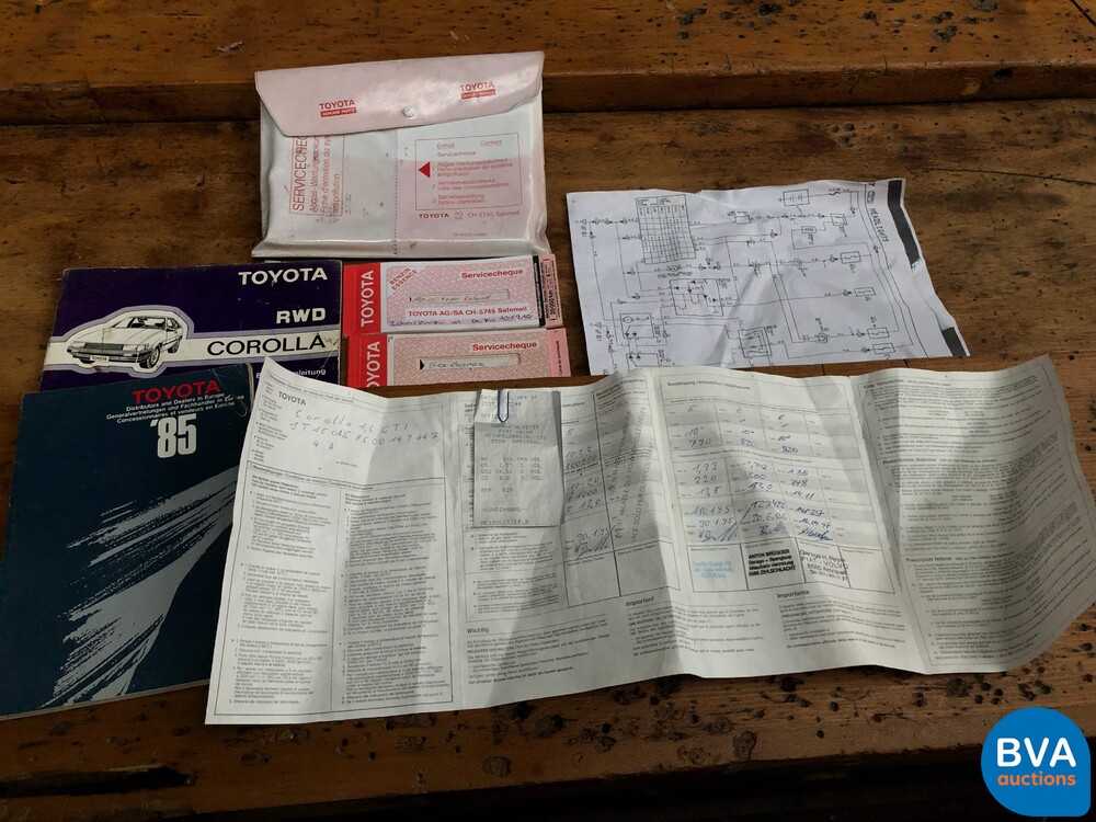 Toyota Corolla AE86 123 PS 1985.
