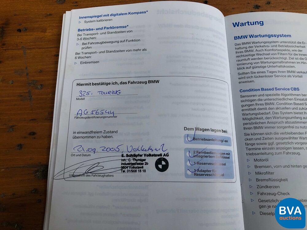 BMW 325i Touring 218 PS Schaltgetriebe! 3 Series 2005, J-599-LP.