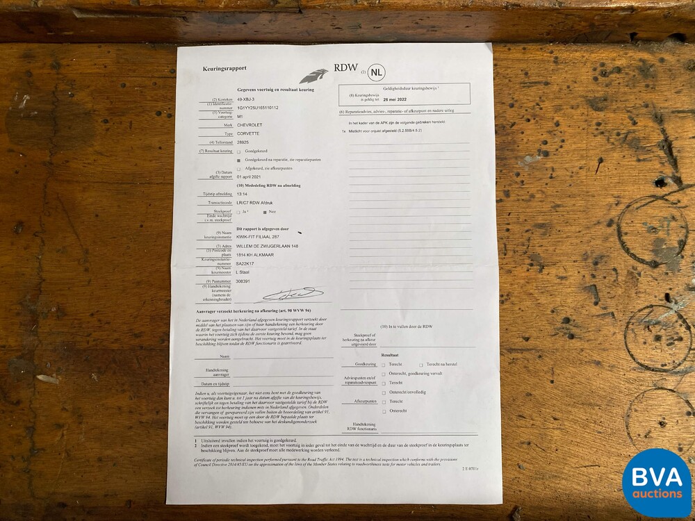 Chevrolet Corvette C6 6.0 V8-Handbuch- 404 PS 2006, 49-XBJ-3.