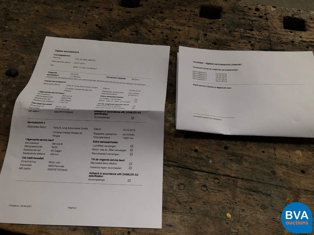 Mercedes-Benz CLA45 AMG 4Matic-Ausgabe 1 - 360 PS 2014, XS-495-S.