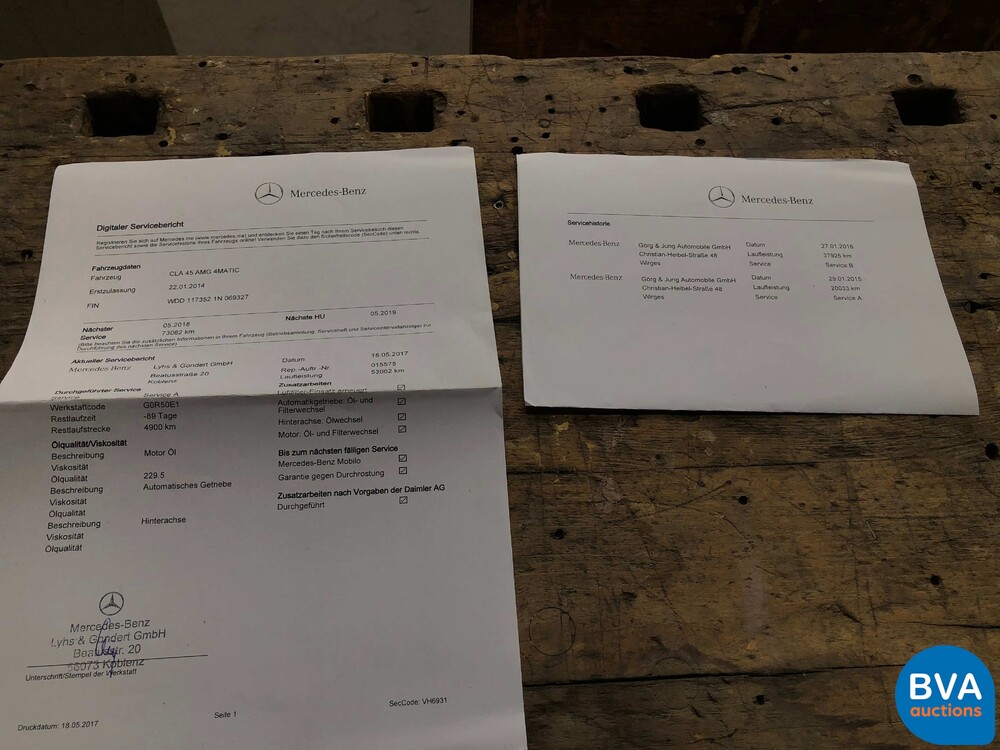 Mercedes-Benz CLA45 AMG 4Matic-Ausgabe 1 - 360 PS 2014, XS-495-S.