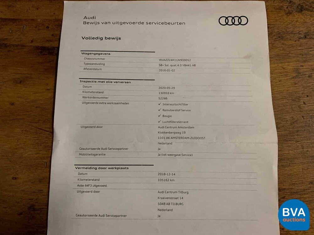 Audi S8 PLUS 4.0 TFSI plus Quattro 605 PS 2016 Keramik-Facelift.