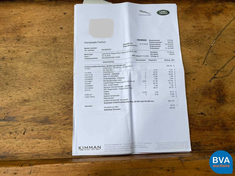 Land Rover Range Rover Sport SDV6 306 PS 2016, TF-804-X.