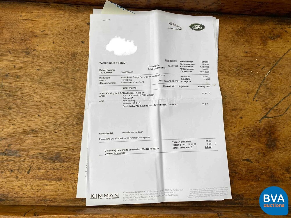 Land Rover Range Rover Sport SDV6 306 PS 2016, TF-804-X.