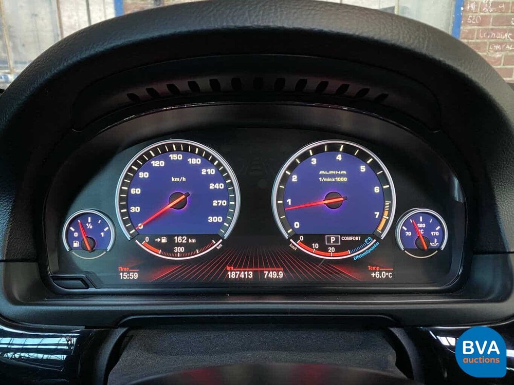 Alpina B5 BiTurbo 507PK / 700Nm BMW 5-Series F10 2011 Dutch registration.