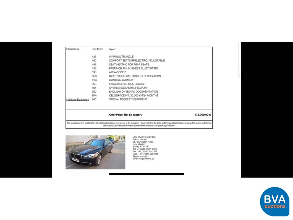 BMW 760Li High Security VR7 V12 F03 2011.