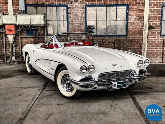 Chevrolet Corvette C1 Convertible V8 Handgeschakeld 283 230pk 1961, DZ-97-56