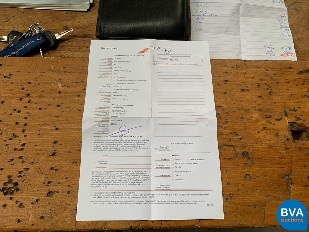 Porsche 944 3.0 S2 Cabriolet -Org. NL-1990, YF-40-GD.