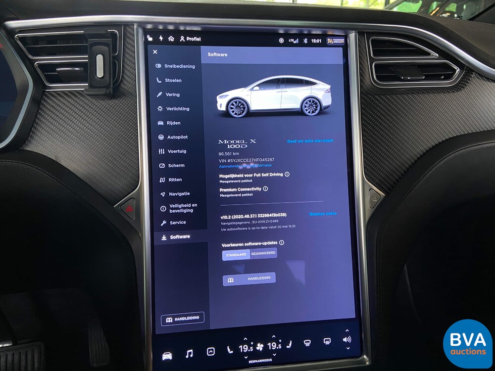 Tesla Model X 100D 418hp 4WD 7-PERSONS 2017 4% -Org. NL-, PF-489-N.