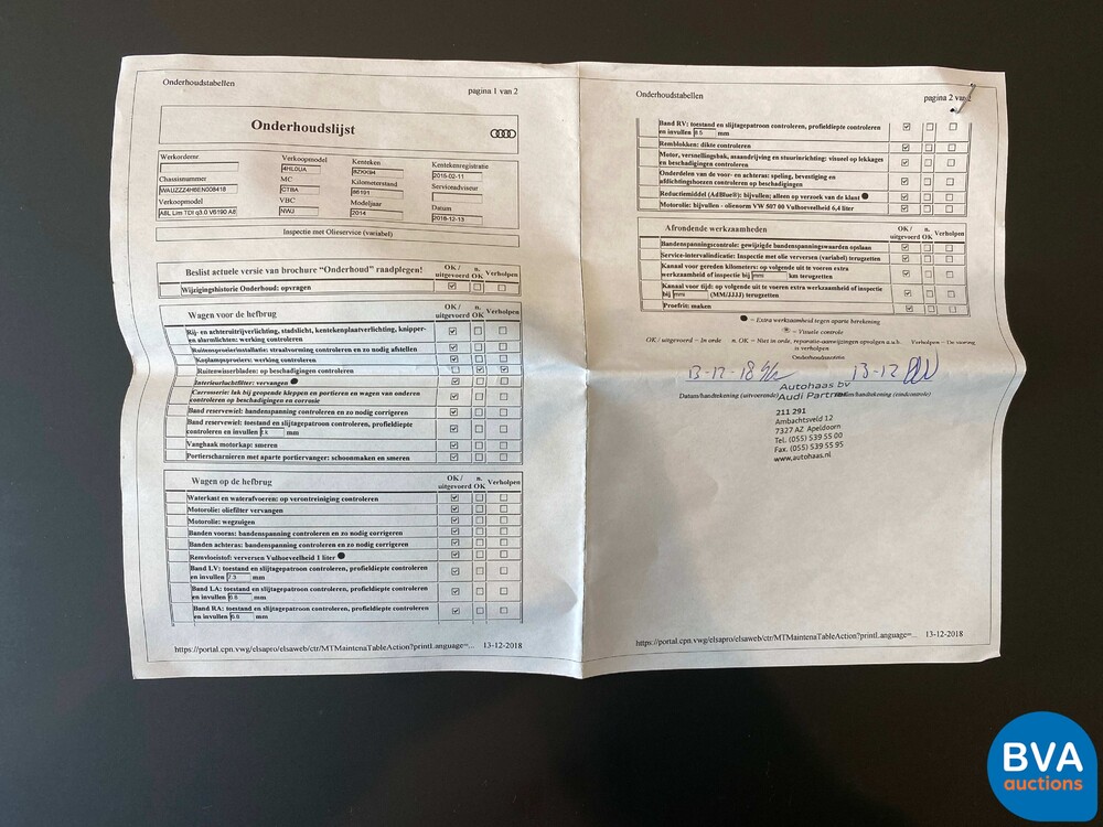 Audi A8 Lang 3.0 TDI Quattro  Pro Line+ 258pk 2015 -Org. NL-, 8-ZKK-94