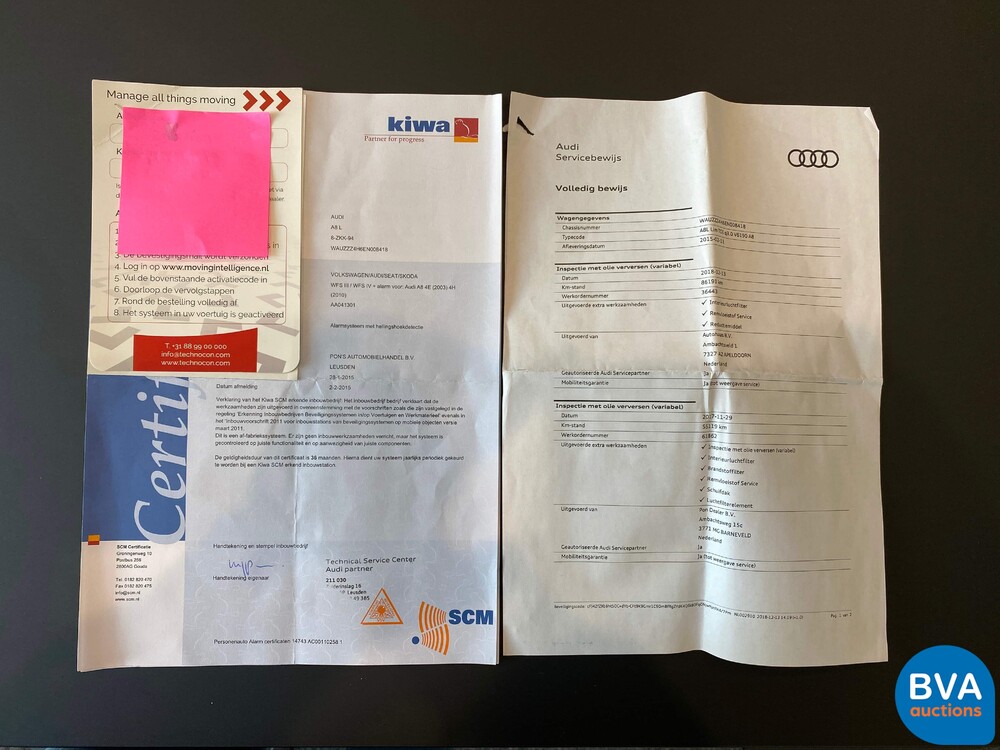 Audi A8 Lang 3.0 TDI Quattro  Pro Line+ 258pk 2015 -Org. NL-, 8-ZKK-94