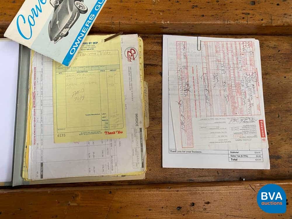 Chevrolet Corvette C1 Convertible V8 Manual 283 230hp 1961, DZ-97-56.