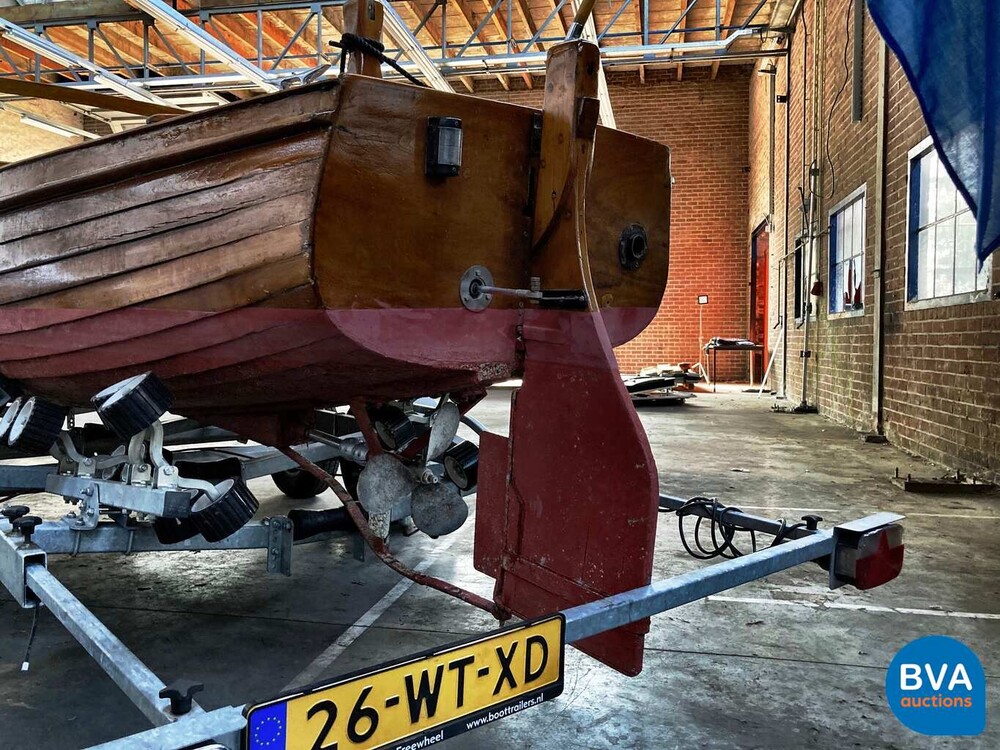 Notarboot / Autoboot Teakholz Vetus 1920.