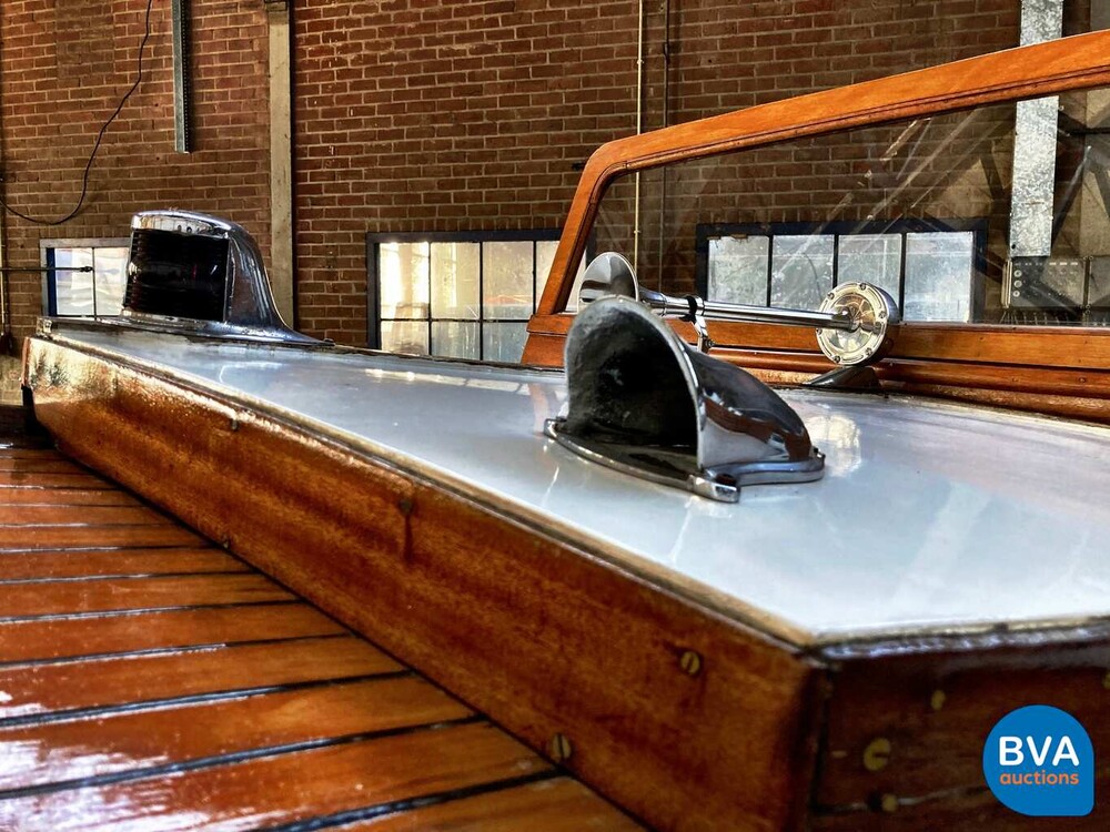 Notarboot / Autoboot Teakholz Vetus 1920.