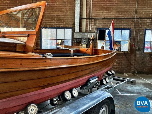 Notary boat / car boat Teak wood Vetus 1920.