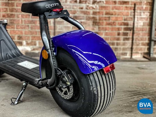 CityCoco Electric Scooter - NIEUW - 1.500w, Dark Blue