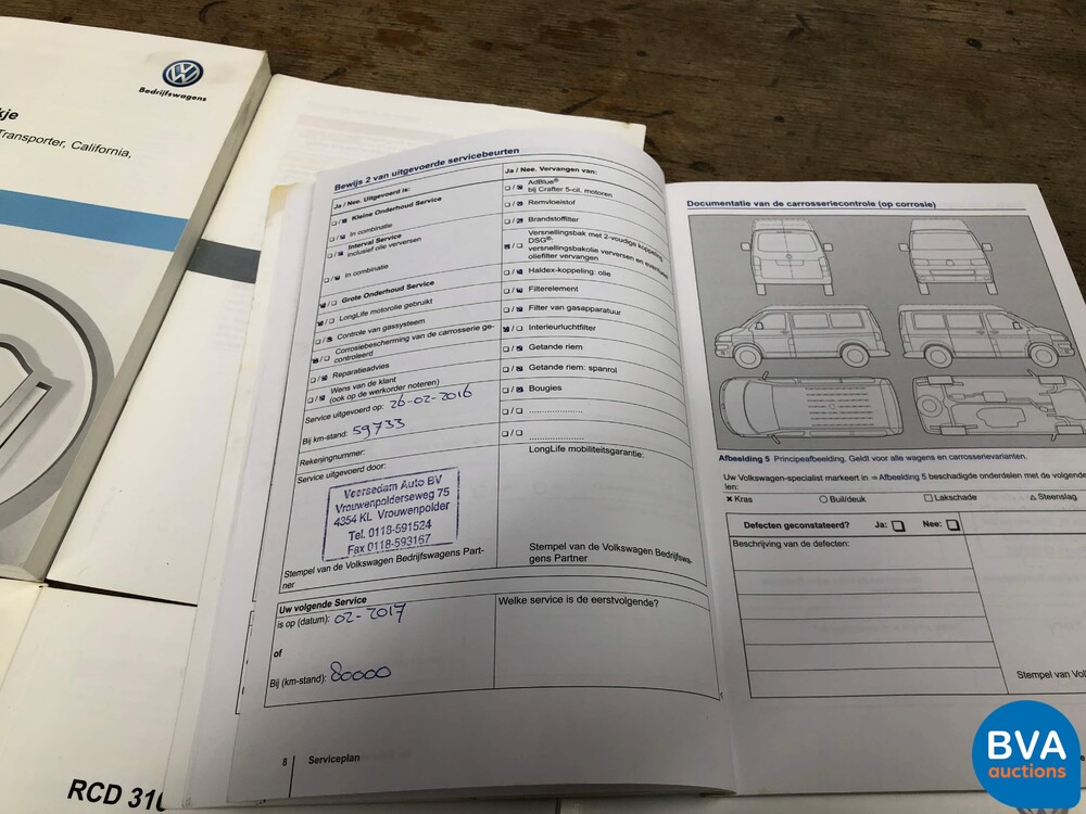 Volkswagen Transporter Rolstoel 2.0 TDI Dubbele Cabine 140pk T5 L2H1 DSG 2013, VD-977-V