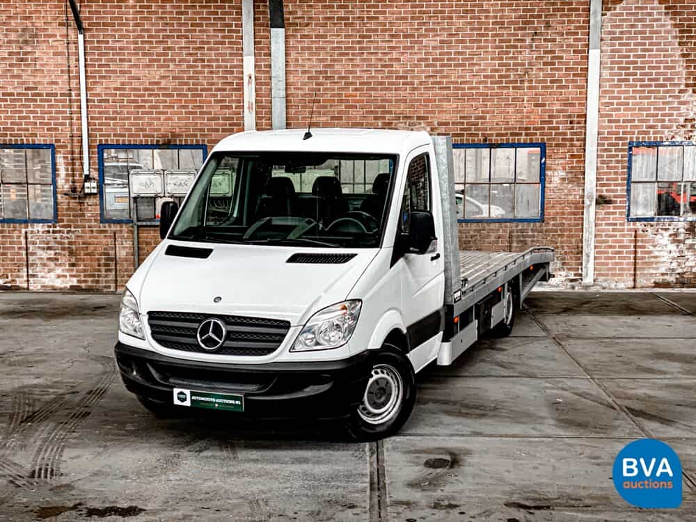 Mercedes-Benz Sprinter Autotransporter 516 CDI Oprijwagen Lv.1410 kg 163 PS 2012, VZ-936-N.