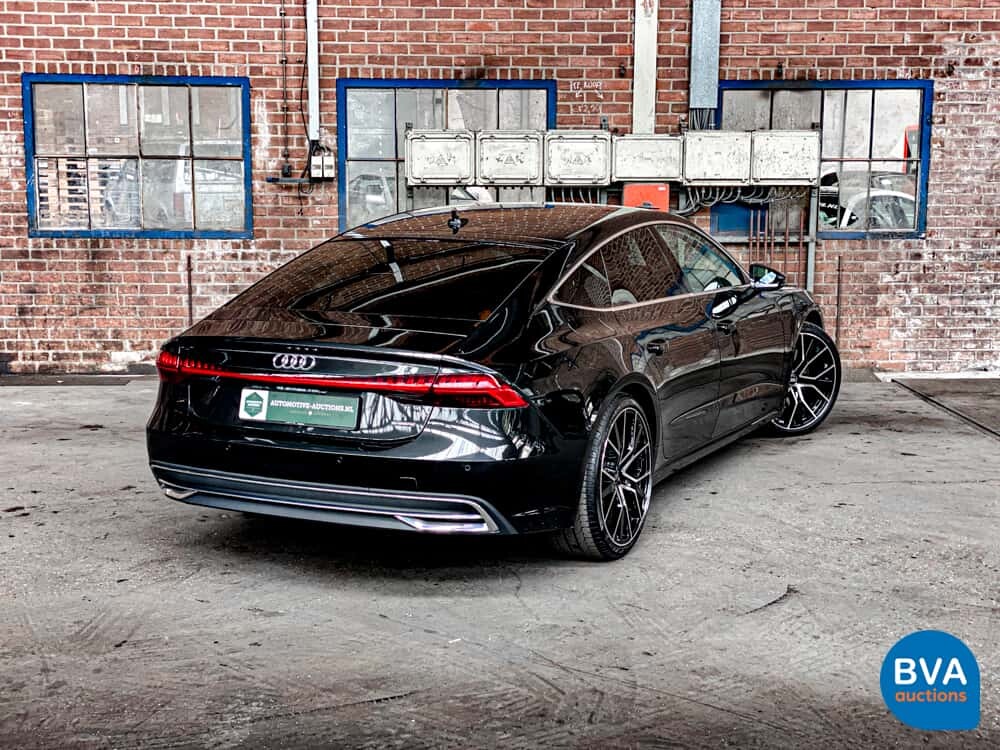 Audi A7 Sportback 55 TFSI 340pk Quattro 2019-MY, NL registration.